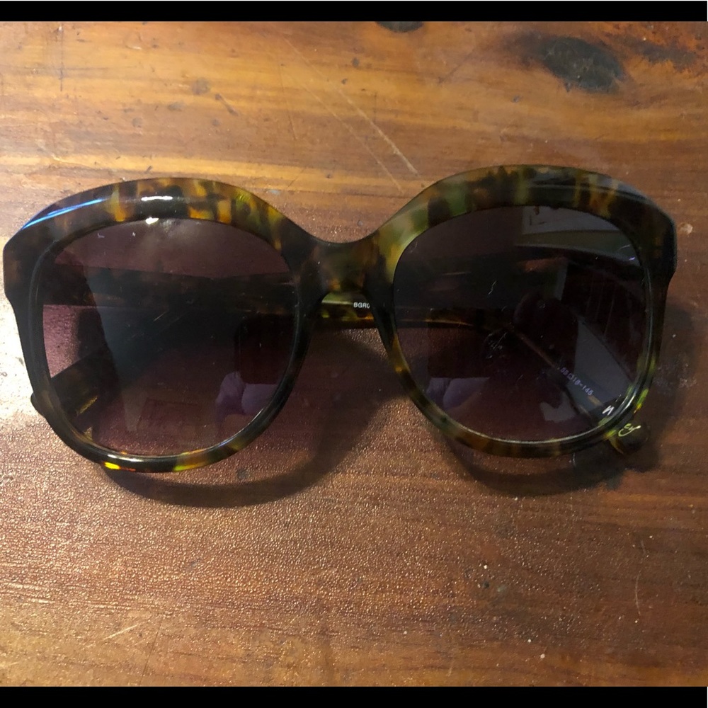 Elizabeth & James sunglasses green leopard